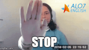 stop total physical response GIF by ALO7.com