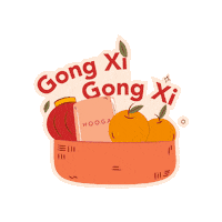 Lantern Mandarin Sticker by HOOGA