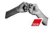 Demo Solidarity Sticker by Deutscher Gewerkschaftsbund (DGB)