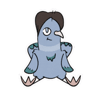 shturmik bird 420 high pigeon Sticker