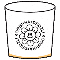 drozlikombuha bubble glass juice full Sticker