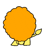 Happy Lion Loop Sticker by Digital Pratik