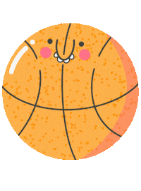 Basketball Bounce Sticker
