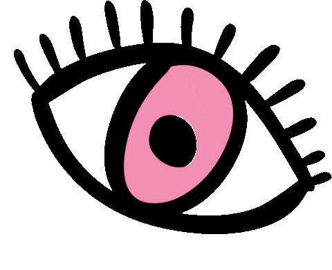 Pink Blinking Sticker by vuxen