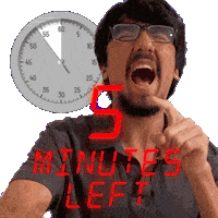 Five Minutes Sticker