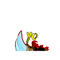 Angry Yovoy Sticker