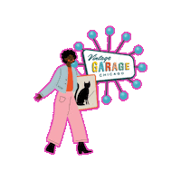 Vinyl Thrifting Sticker by Vintage Garage Chicago