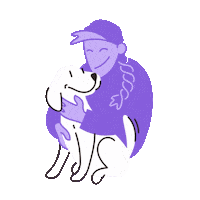 braaaf dog wink knipoog hond Sticker