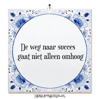 Succes Zelfvertrouwen Sticker by Tegelspreuken.nl