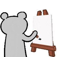 Cartoon Bear Sticker