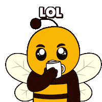 Plan B Lol Sticker by Plan Bee Studios