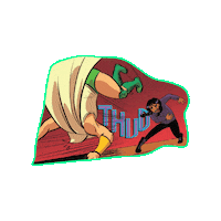 Wrestle Super Hero Sticker by A LA BRAVA, Universe of Latina Superheroes