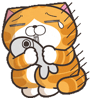 Sad Cat Sticker by MochiDad