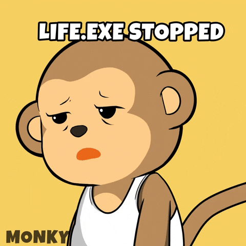 Tired Vibes GIF by Wise Monkey Meme