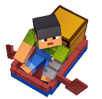 Explore Lets Go Sticker by Minecraft