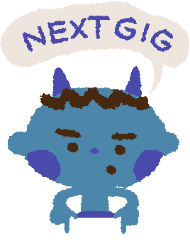 Illustration Showtime Sticker