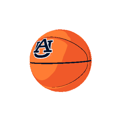 Auburn Basketball Tigers Sticker by Auburn University