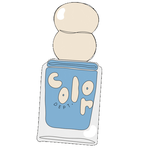 ColorDept giphyupload nail polish nailpolish color dept Sticker