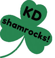 KappaDeltaAlbionCollege clover sorority kd shamrock Sticker