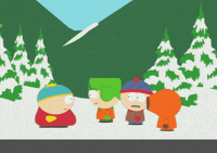 eric cartman snow GIF by South Park 