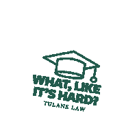 Tulane University Tu Sticker by Tulane Law School
