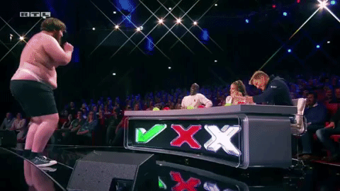 das supertalent yes GIF by The Human Tackboard