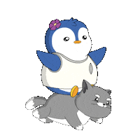 Cat Day Sticker by Pudgy Penguins