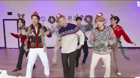 Dance Happy Holidays GIF