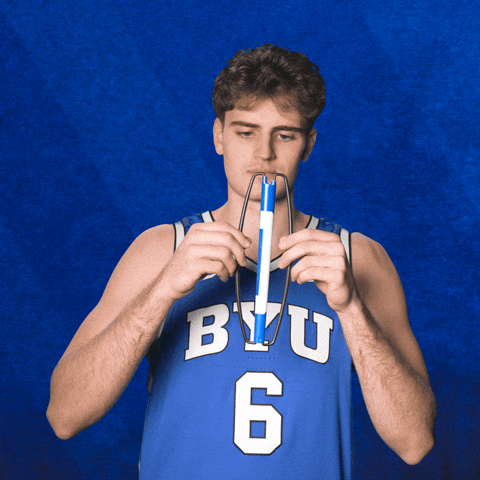 Byu Basketball Sign GIF by BYU Cougars