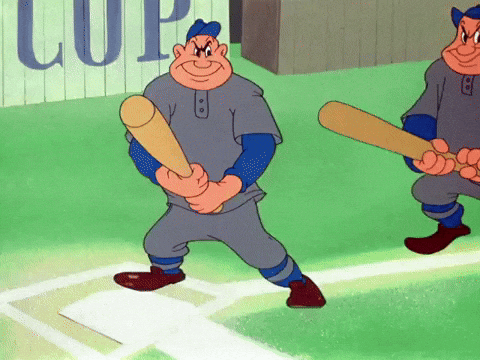27inchZenith giphyupload meme loop baseball GIF