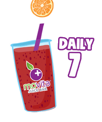movitajuicebar stay healthy only good stuff movita juice bar movita daily 7 Sticker