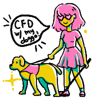 tafindonesia dog indonesia social inclusion Sticker