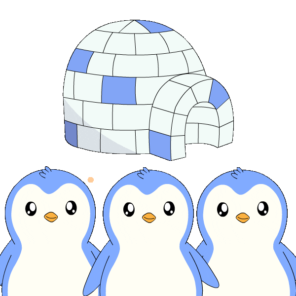 Saluting Lets Go Sticker by Pudgy Penguins