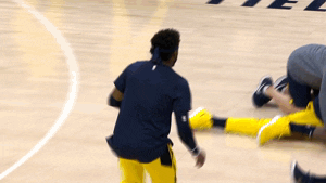 Wrestle lets go GIF by NBA
