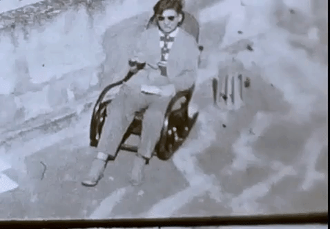 sunglasses rocking chair GIF