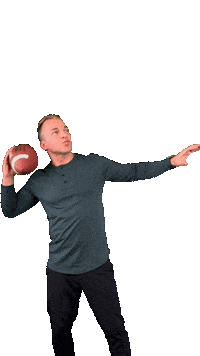 Justintye football catch throw superbowl Sticker