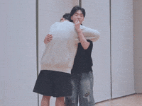 Kim Mingyu Hugs GIF