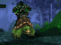 Cragsand wow turtle riding world of warcraft GIF