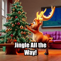 elkijahspark christmas holiday decorations jingle all the way GIF