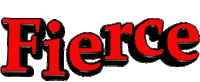 fierce text Sticker