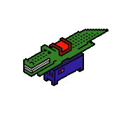 Crocodile Alligator Sticker