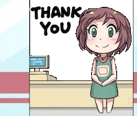 Thanks Thank You Sticker by Jin