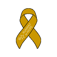 runwaytohope gold hope cancer orlando Sticker