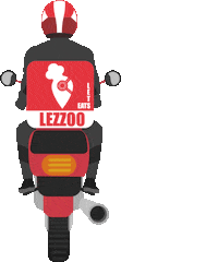 lets eat bike Sticker by Lezzoo