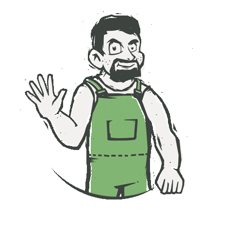 bio-ohne-plaste giphyupload wave michael lachen Sticker