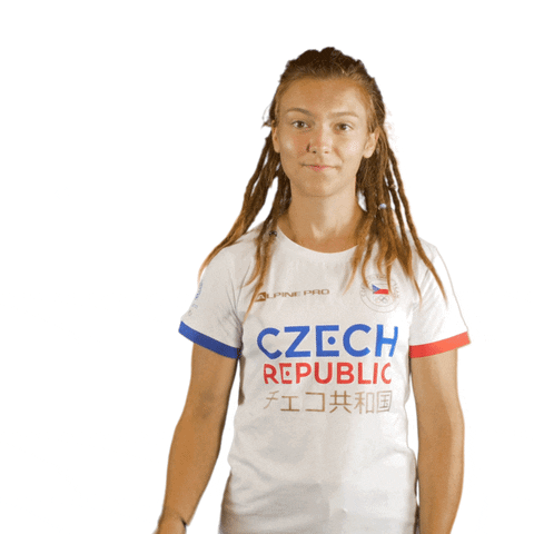 Waving Czech Republic GIF by Český olympijský tým