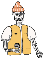 Happy Halloween Sticker by LOCK CHUCK COFFEE