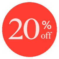 20Off Sticker by Nathalie BIrd