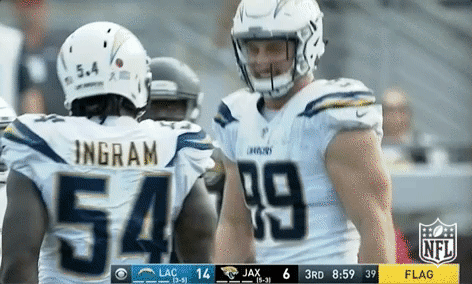 Joey Bosa Football GIF by Los Angeles Chargers