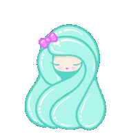vanesalongchamp pretty doll 한국어 인형 Sticker